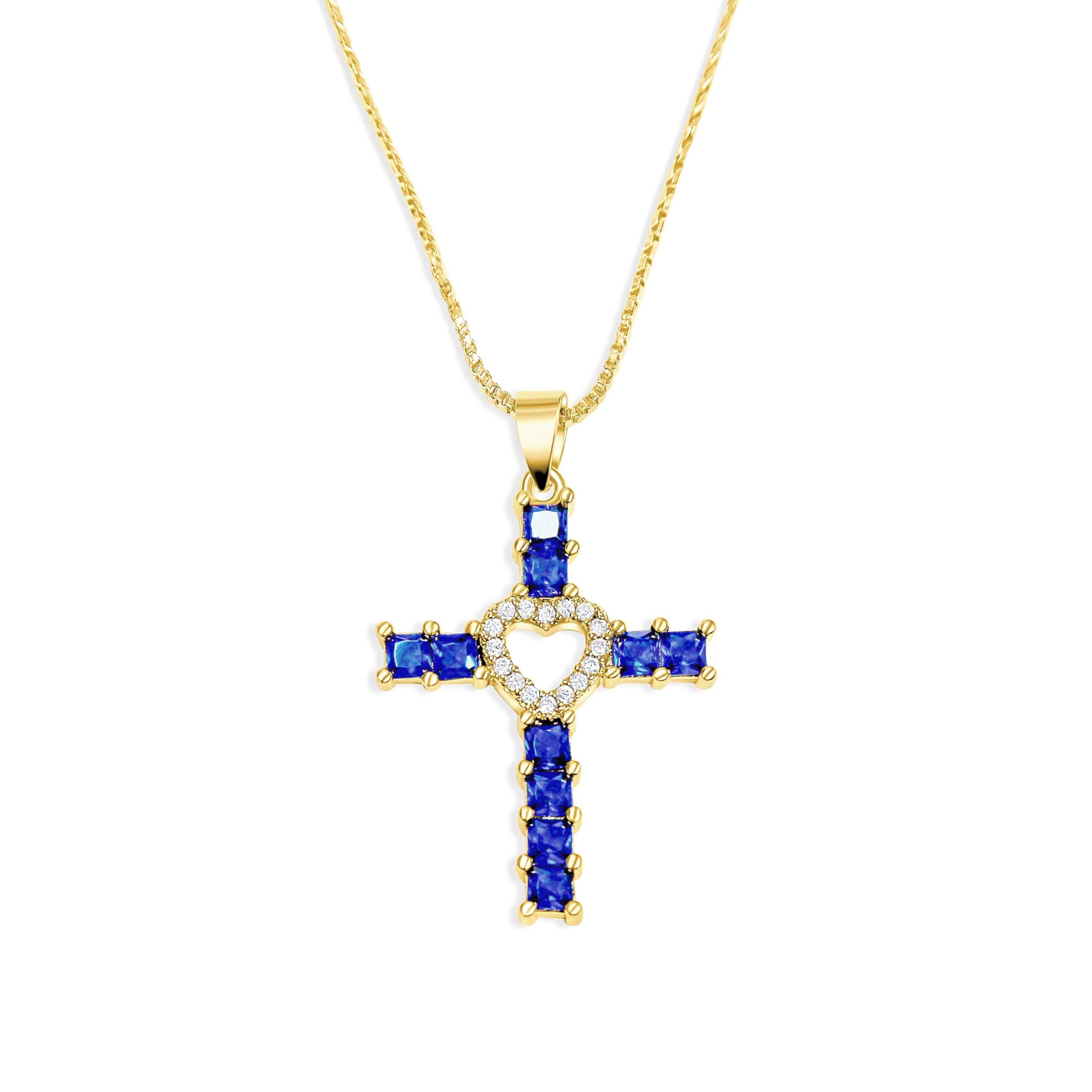 “Cross my heart” necklace