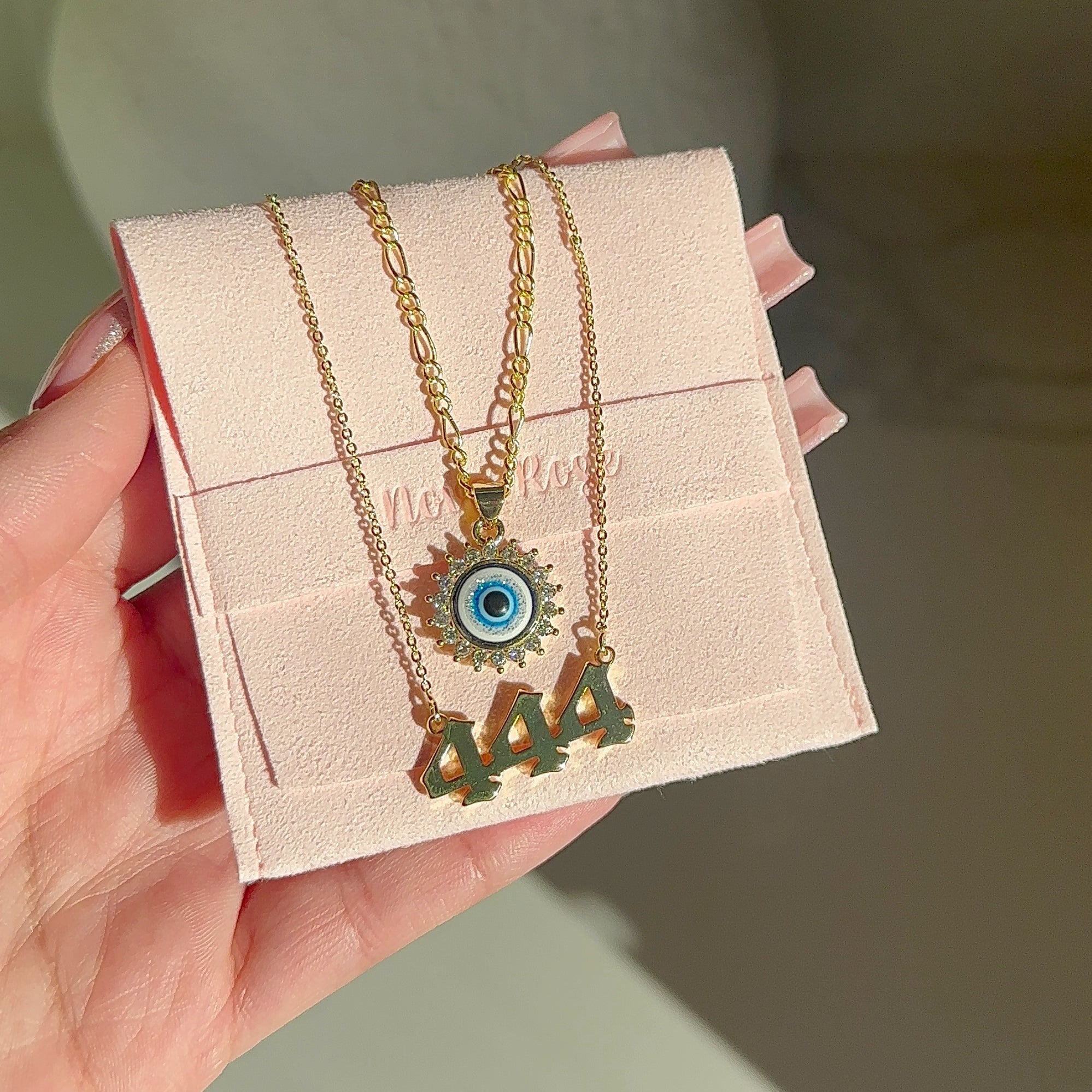 Angel number and evil eye set
