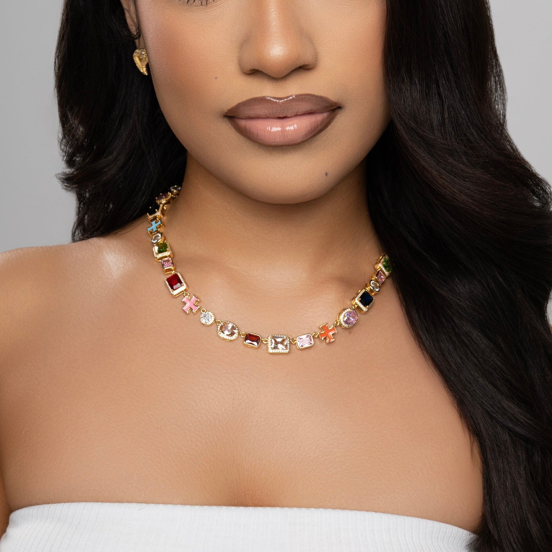 “Amalfi Dreams” Gemstone necklace