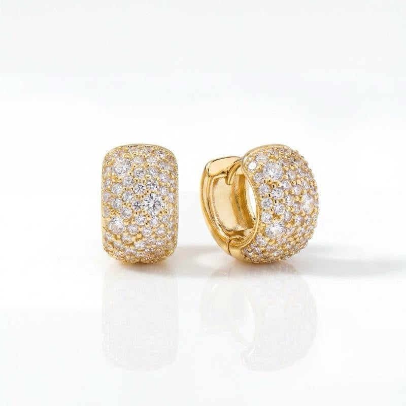 Monaco Pave Huggies