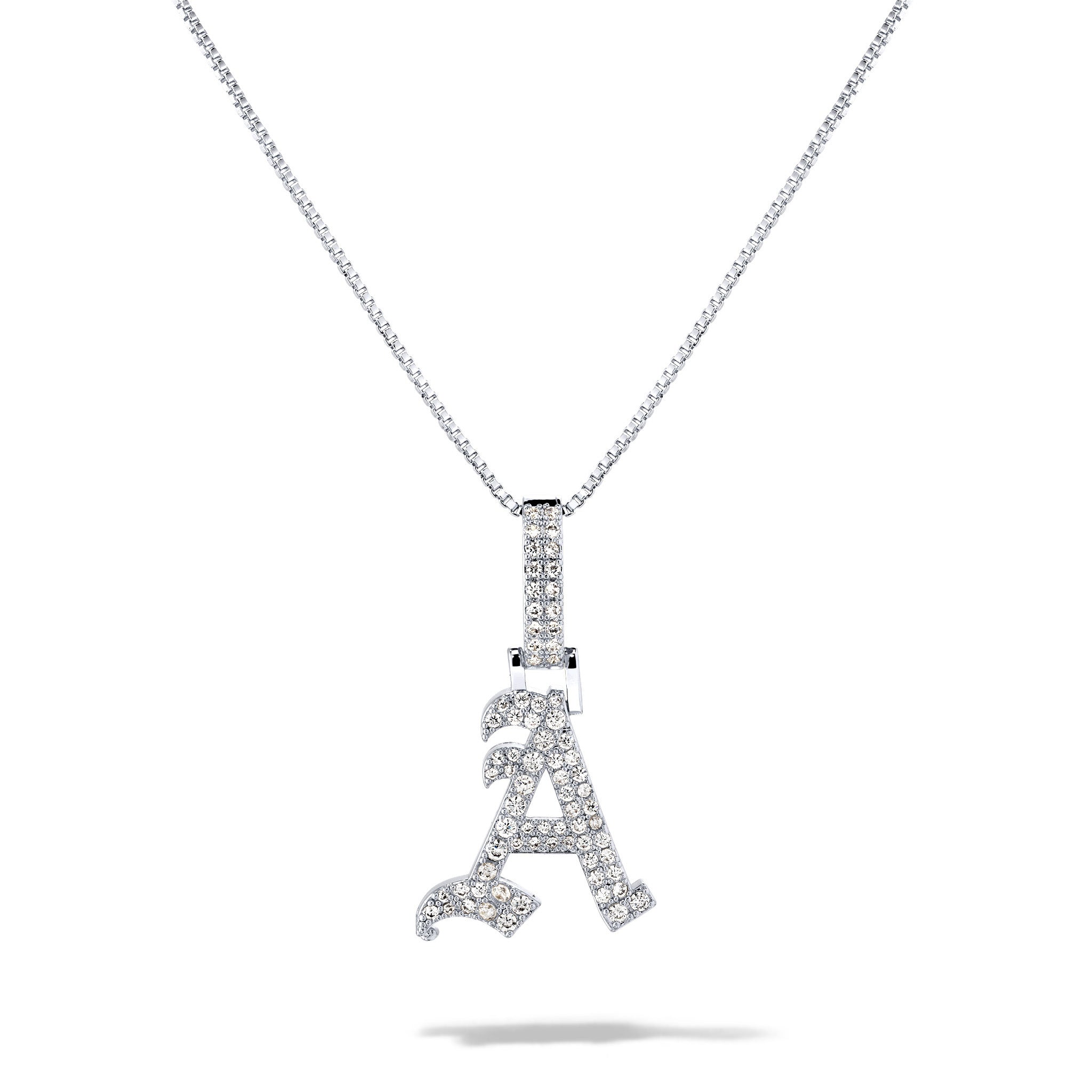 “Icy Old English” Necklace