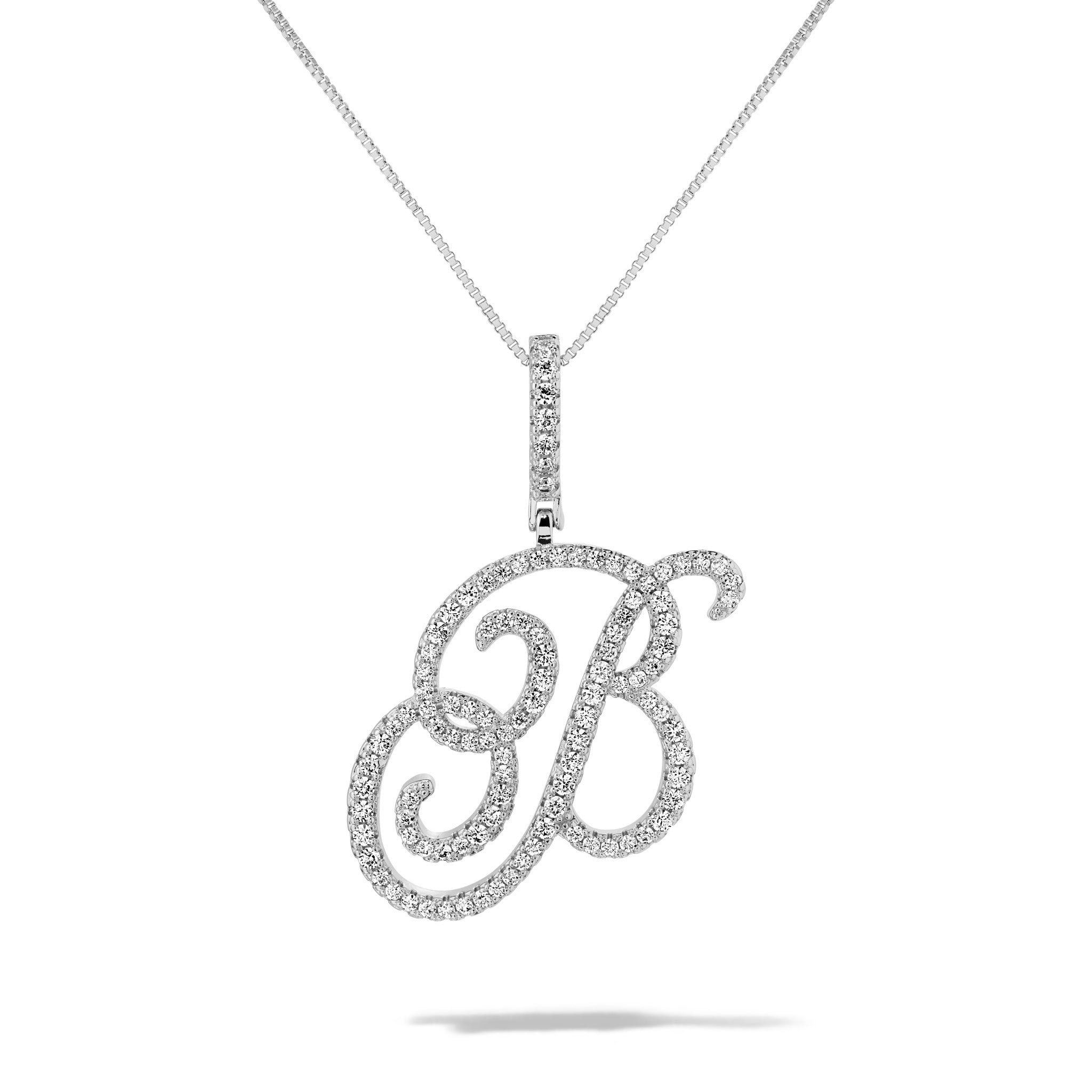 Custom Script initial necklace