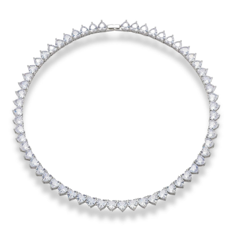 “Queen of hearts” Tennis necklace