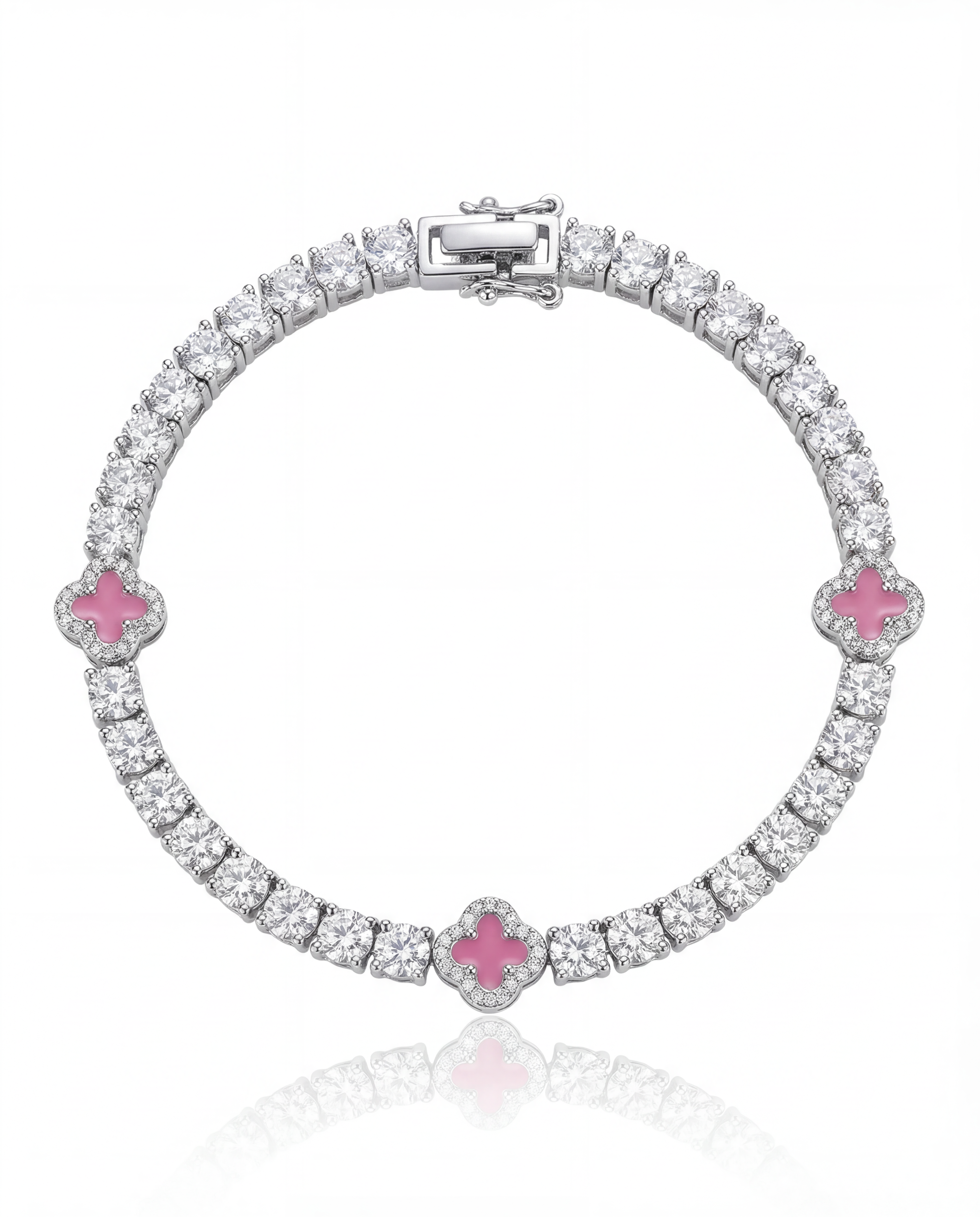 “Lucky me” tennis bracelet