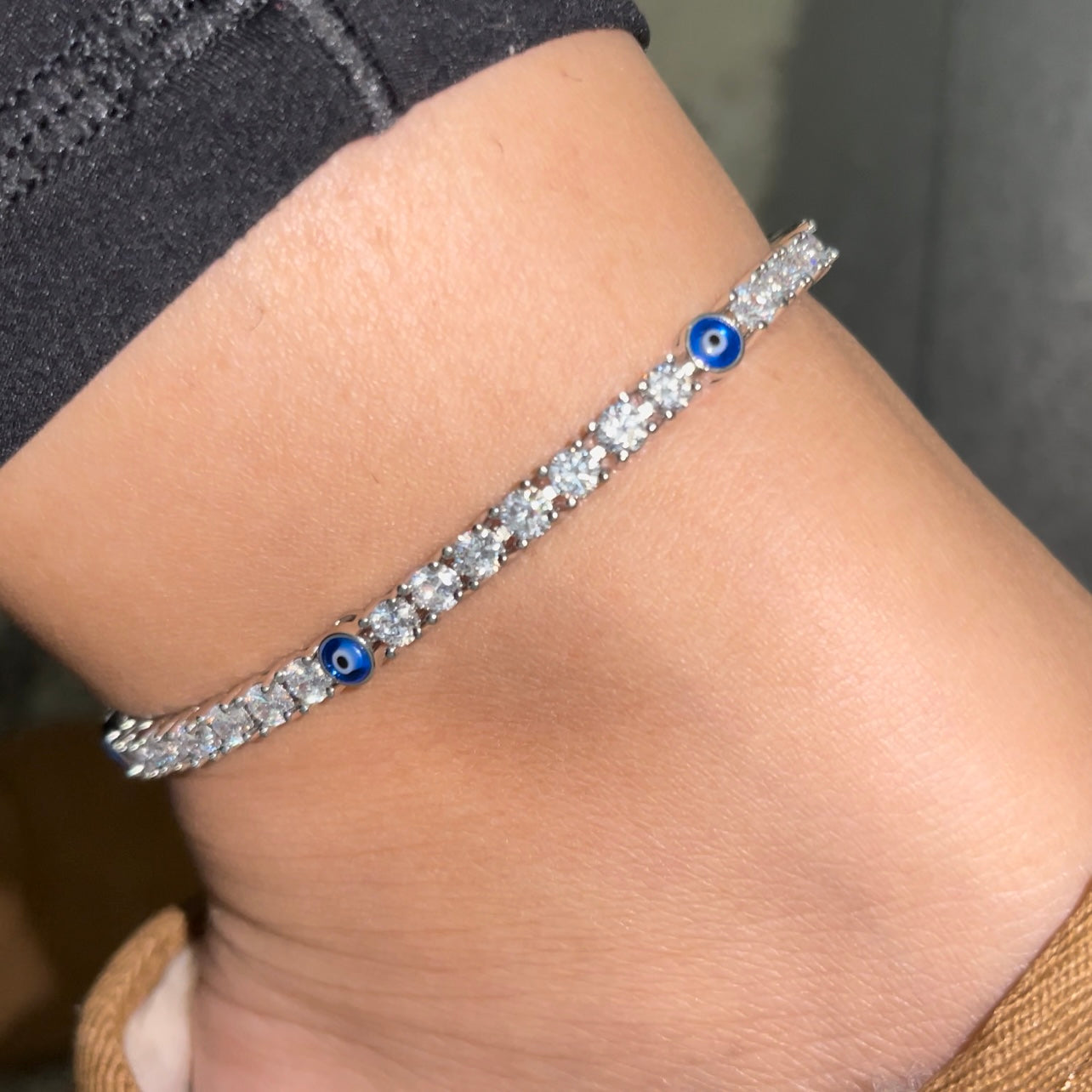 “Evil eye” anklet