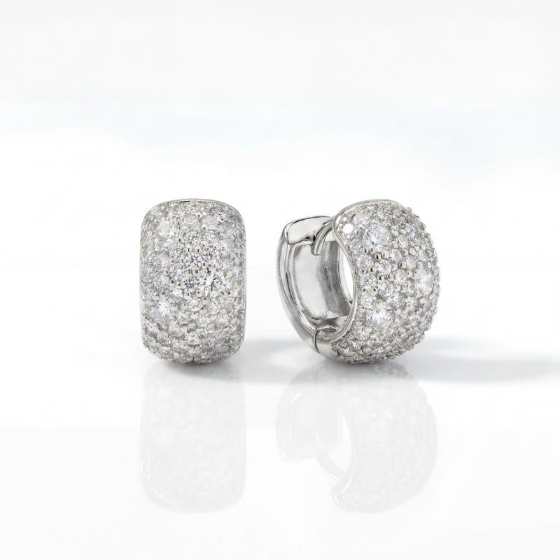 Monaco Pave Huggies