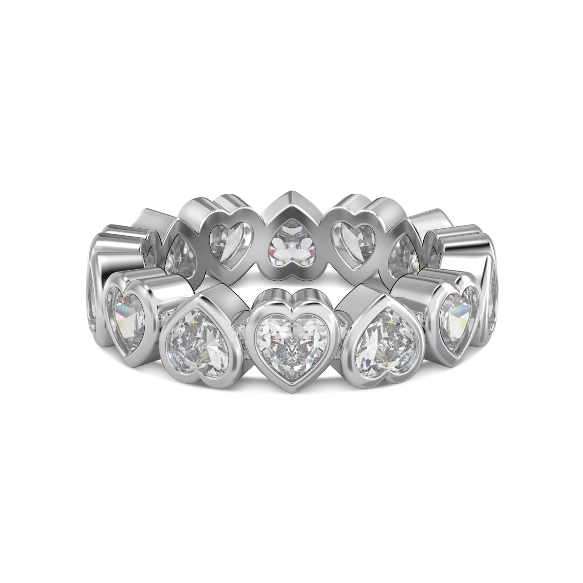 “Hearts on ice” Eternity Band