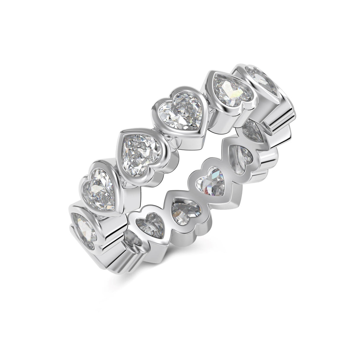 “Hearts on ice” Eternity Band