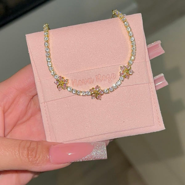 “Blossom bling” bracelet