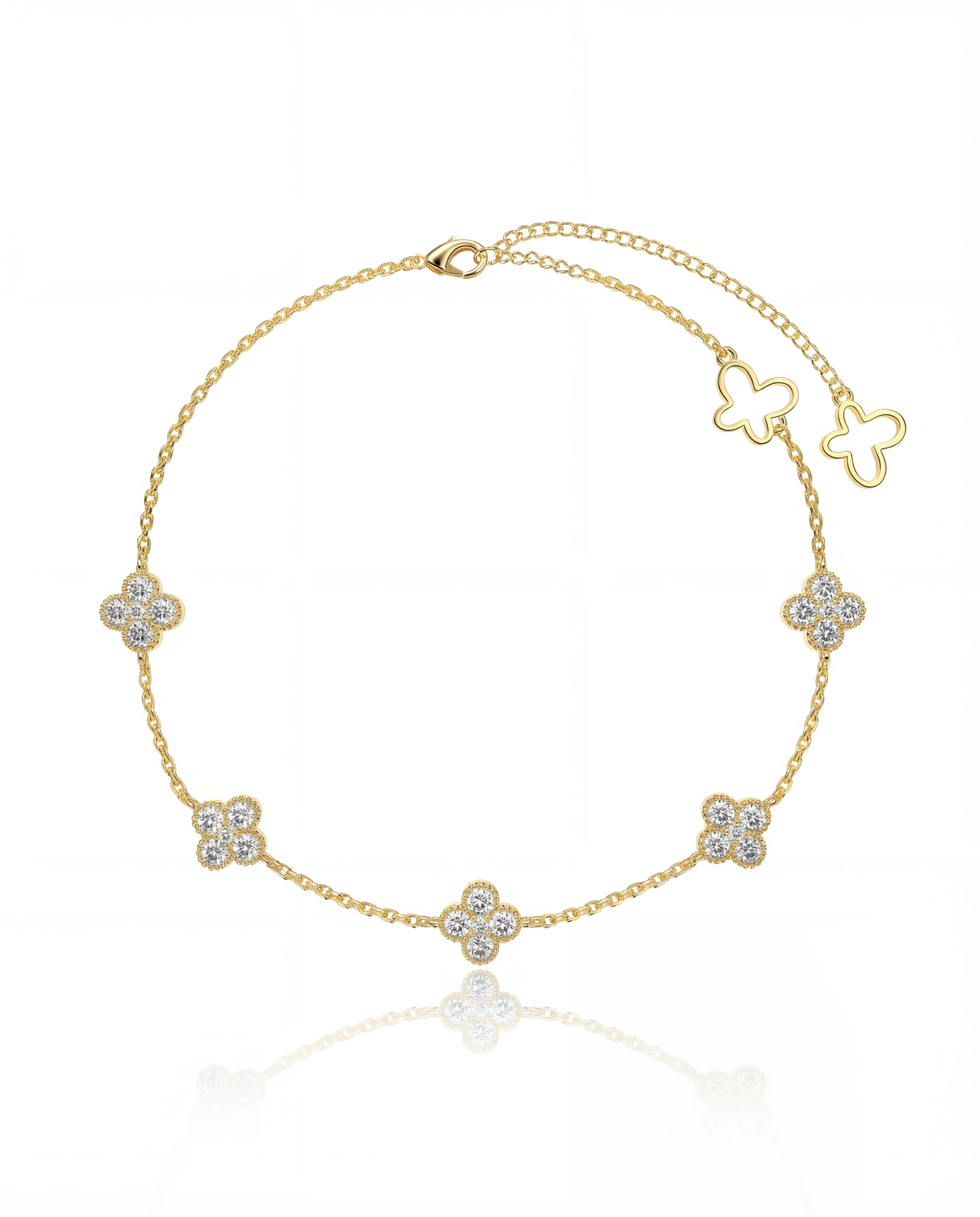 Eternal clover bracelet