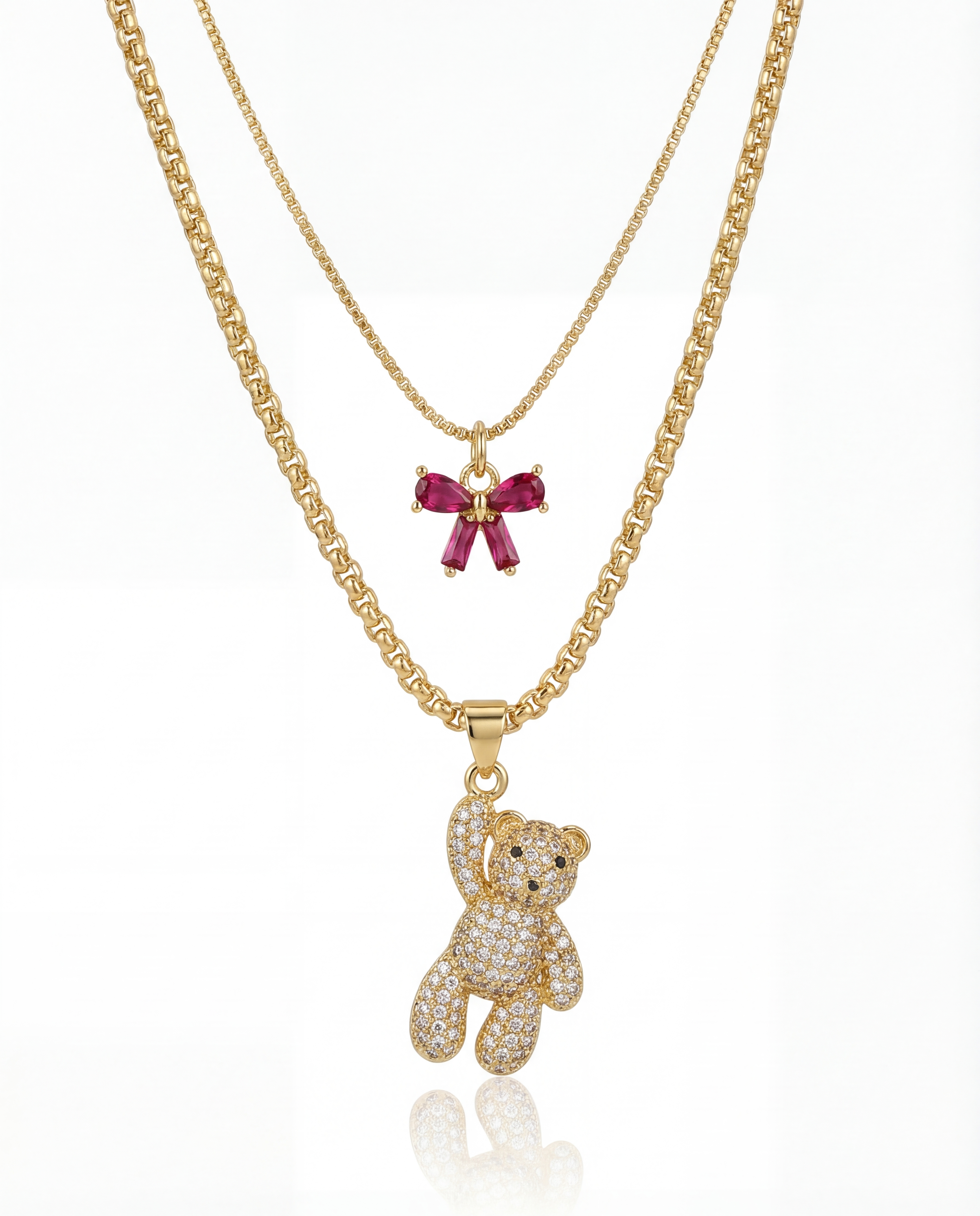 Nova rose Holiday bear set