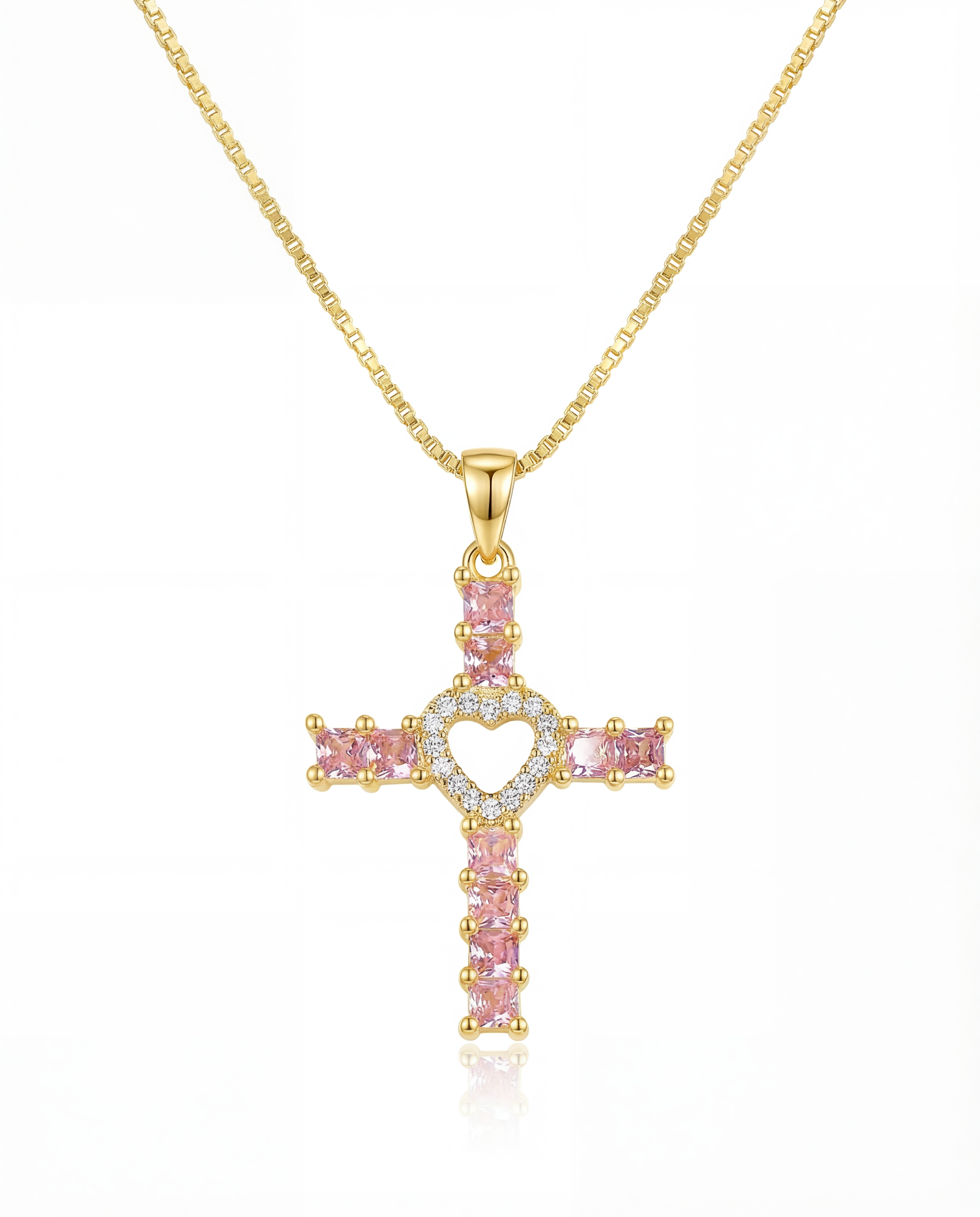 “Cross my heart” necklace