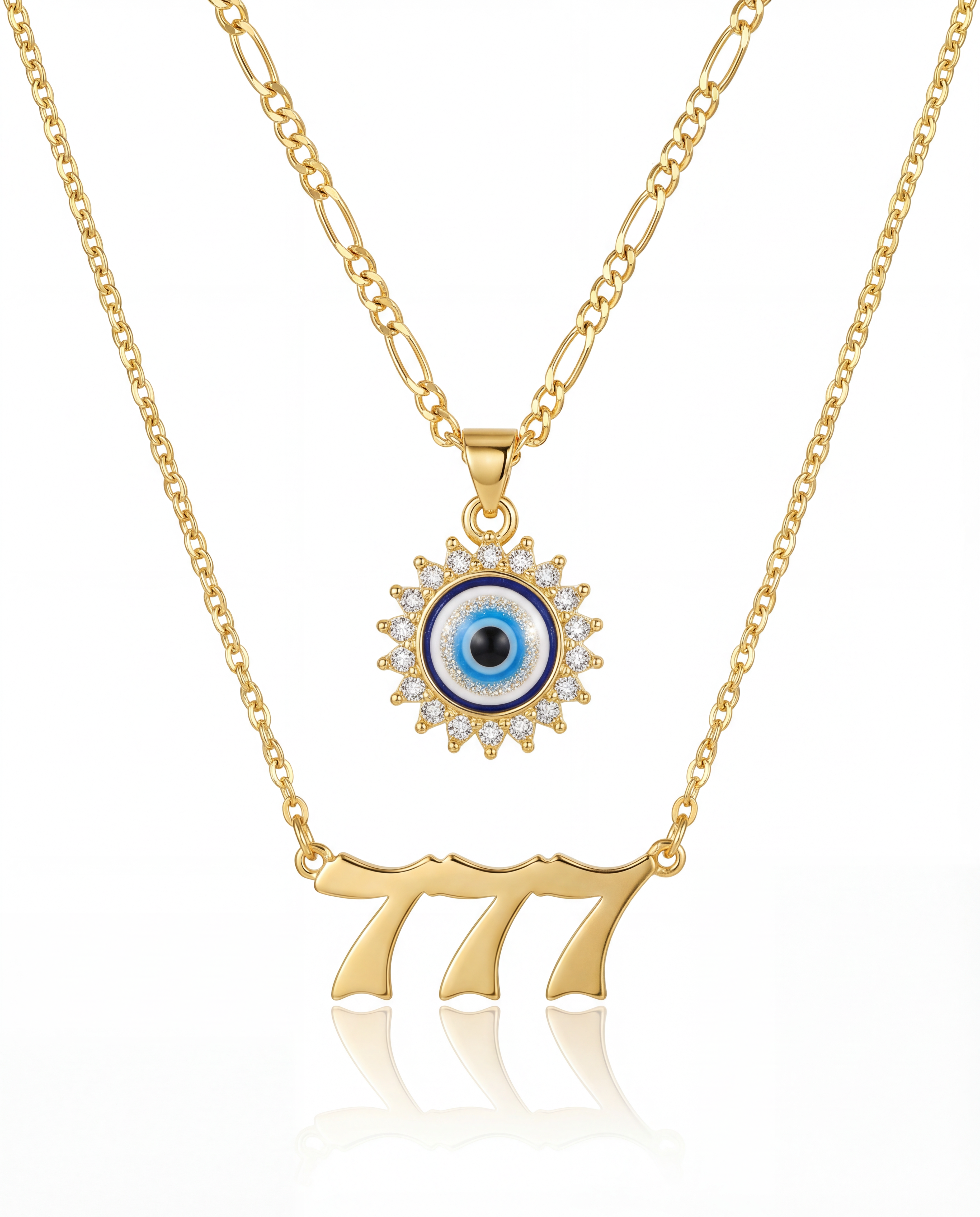 Angel number and evil eye set