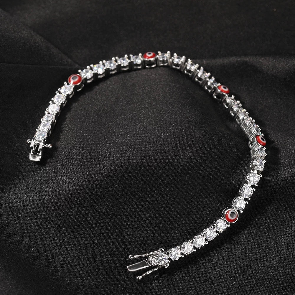 “Evil eye” Tennis bracelet