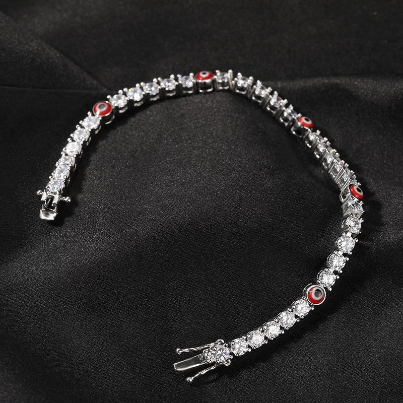 “Evil eye” Tennis bracelet