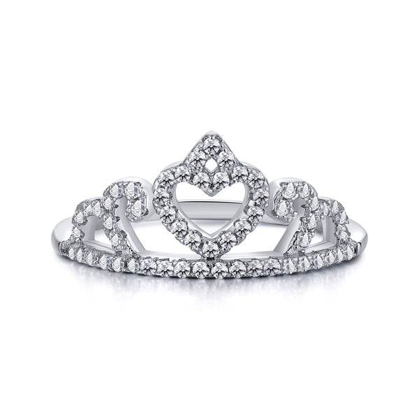"Icy crown" ring