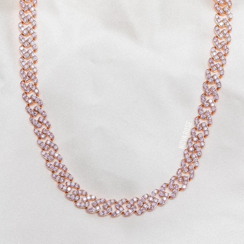Thin Cuban link choker