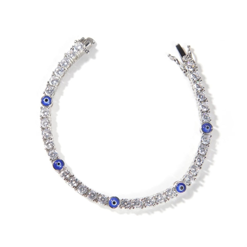“Evil eye” Tennis bracelet
