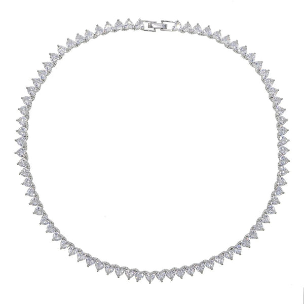 “Queen of hearts” Tennis necklace