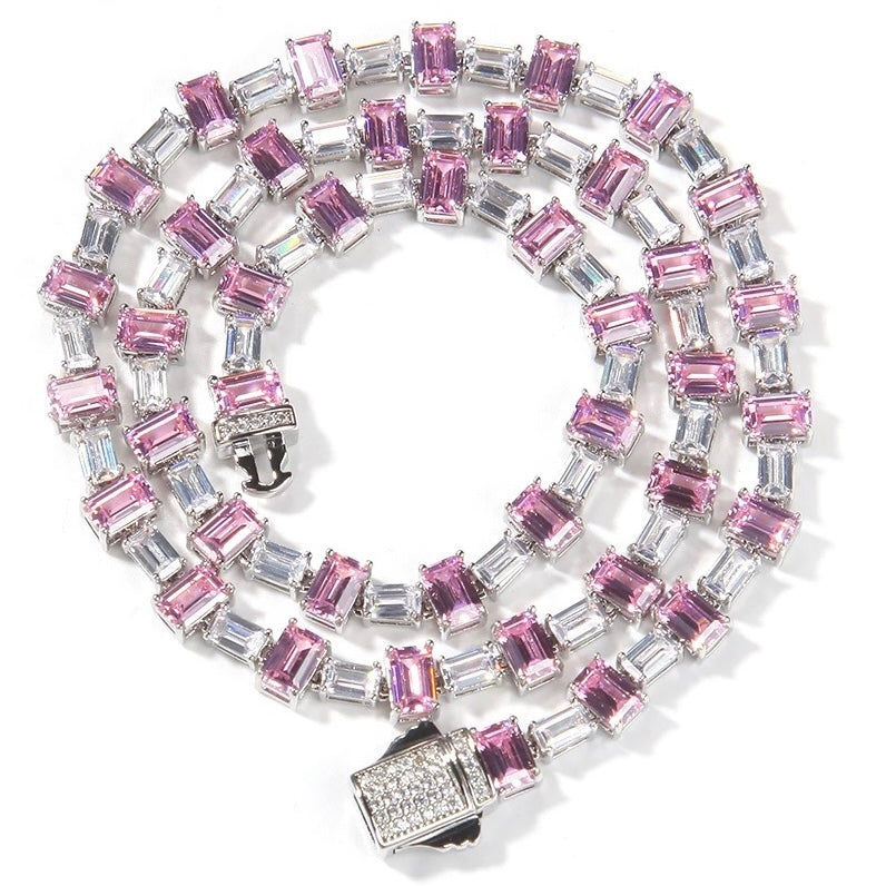 Angelic tennis necklace