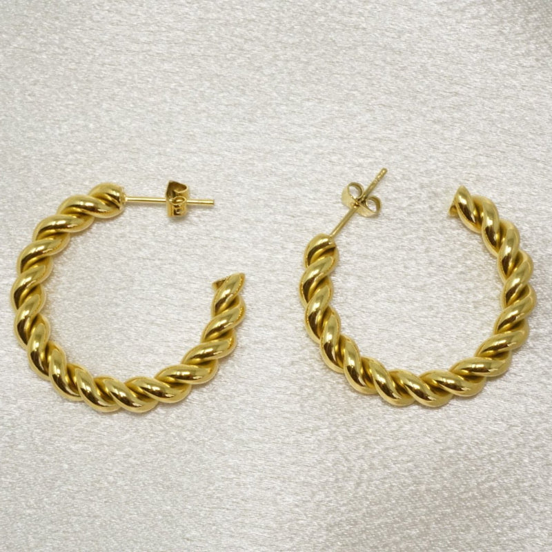 Stela Twisted hoops
