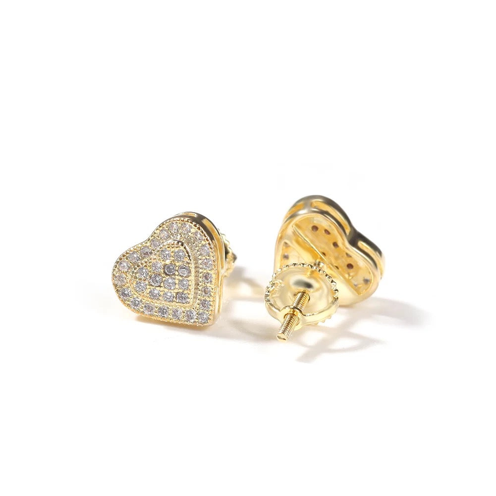 “Heart Breaker” Studs